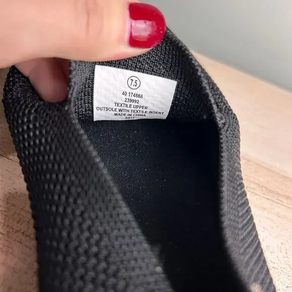 Tommy Bahama Black Slip On Shoes Sneakers Mesh Lighweight Travel Casual size 7.5 - Picture 4 of 8